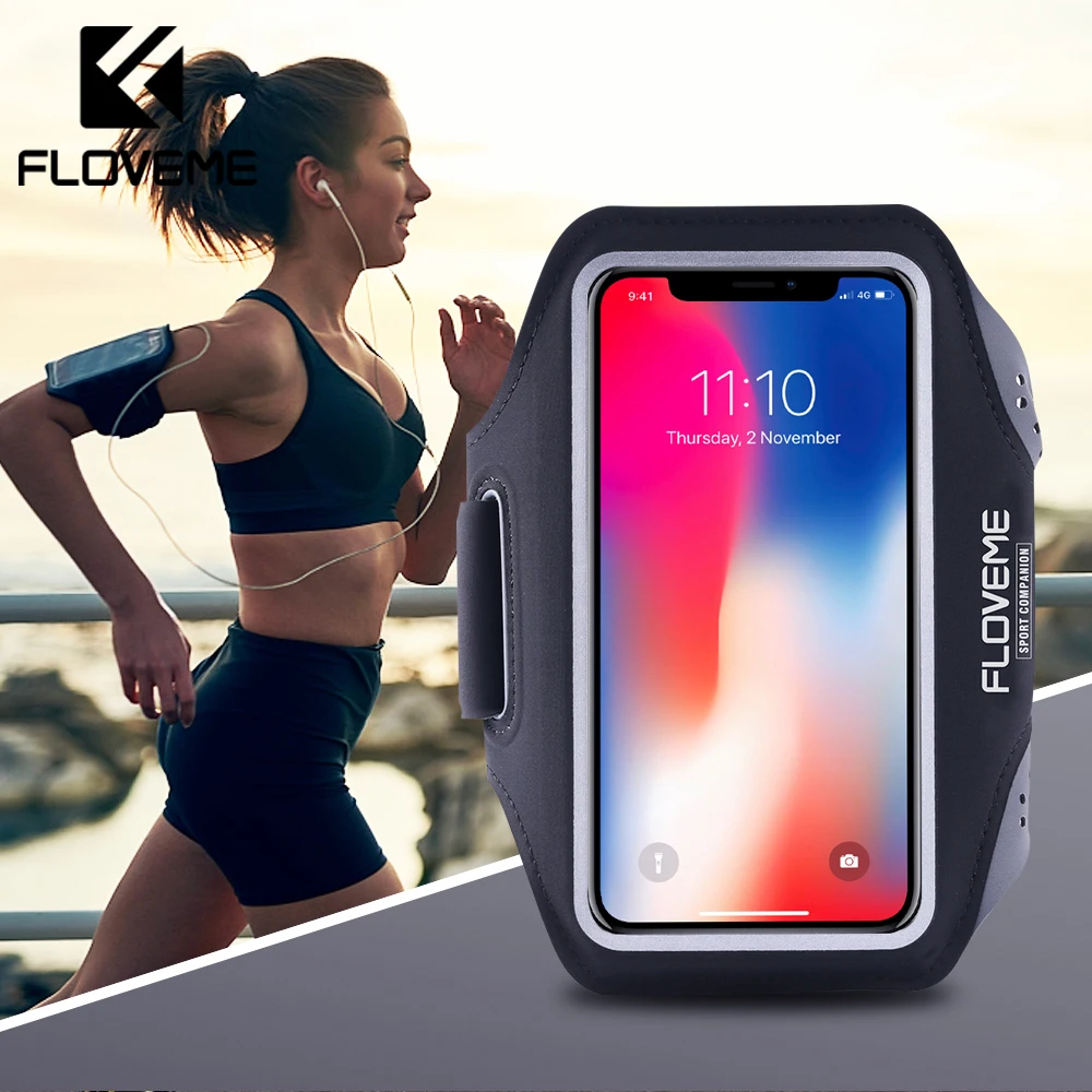 

FLOVEME Armband Phone Wrist Band Sport Running Universal Mobile Phone Cycling Arm band Case For iPhone Samsung Xiaomi Handphone