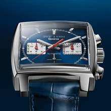 

New Men Watches Top Luxury Brand Sport Watch Blue Chronograph VK62 Quartz Man Wristwatches Stainless Steel Luminous Male Clock