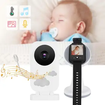 

1.5 in Wireless Baby Monitor Video Style Night Intercom Security Camera 100-240V