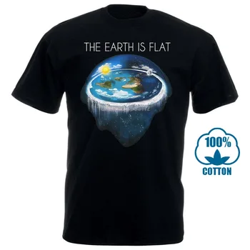 

Hot Sale Fashion Flat Earth Tshirt Earth Is Flat Firmament Sheol Conspiracy New World Fe1 Print Casual T Shirt Men Brand