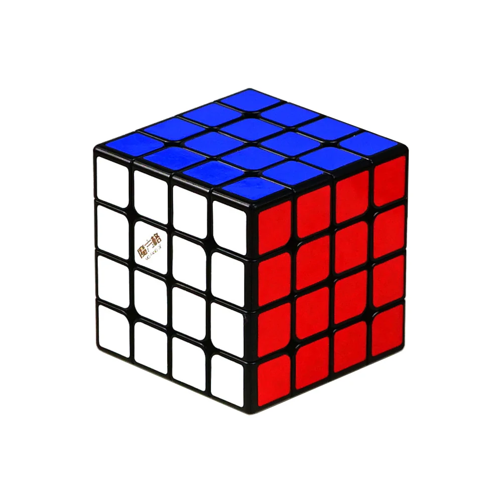 IQ-Cubes QiYi MoFangGe WuQue/WuQue Магнитный 4x4 куб высокоскоростной кубик головоломка магический Профессиональный обучающий кубик magicos детские игрушки - Цвет: Magnetic Mini Black