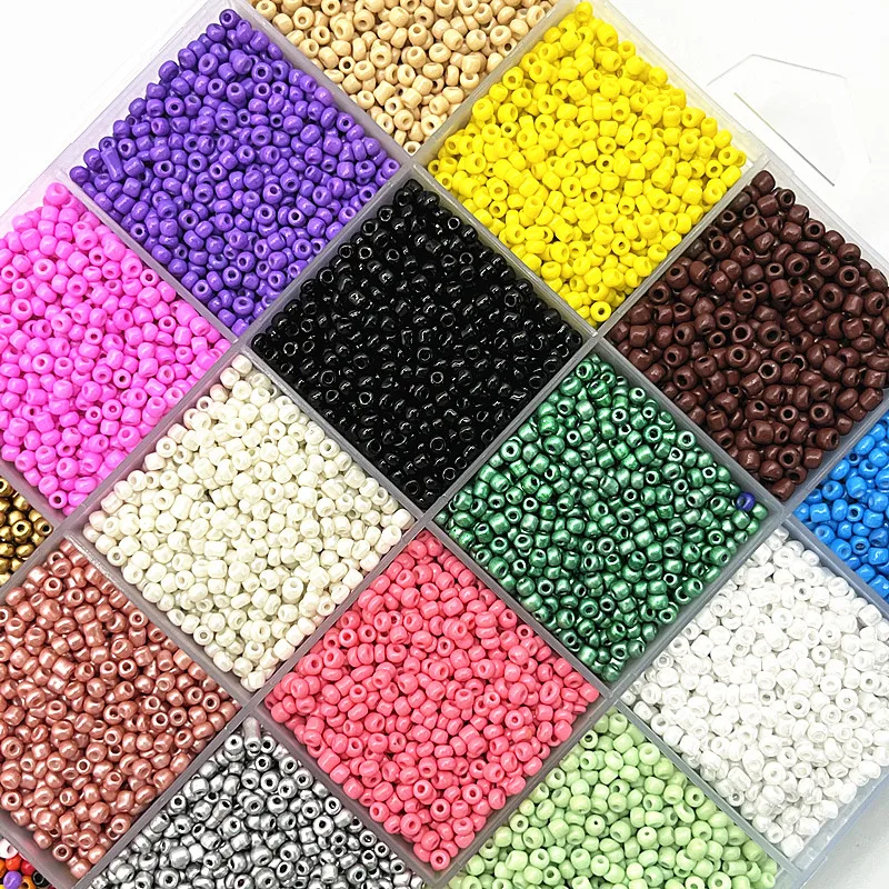 새로운 2mm 3mm 4mm 매력을 굽는 래커의 효과 체코 유리 씨앗 비즈 보석 만들기 DIY 수제 팔찌 Accessorie