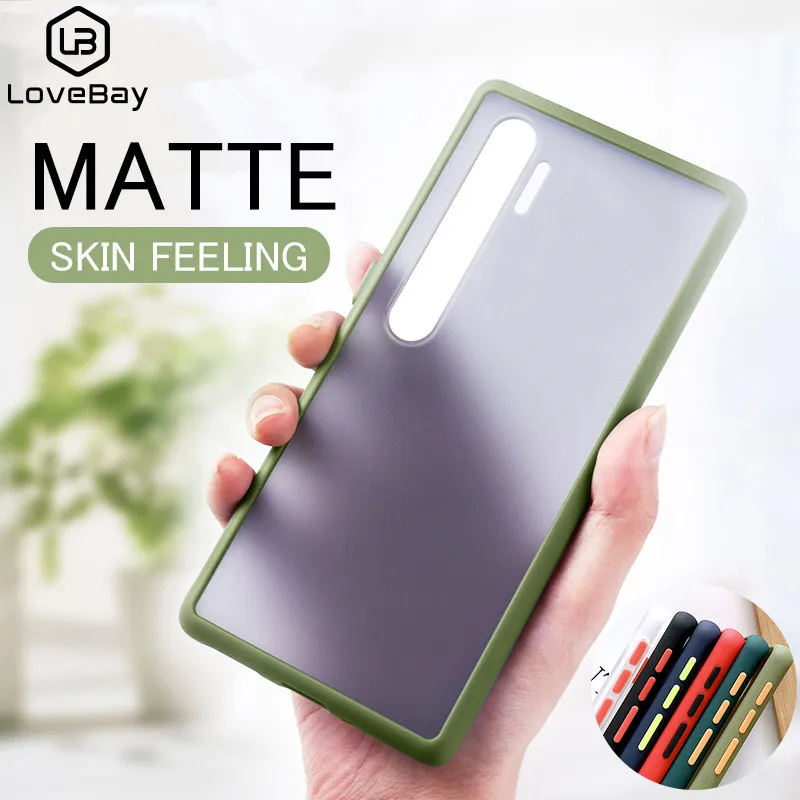 Ударопрочный чехол Lovebay для телефона Samsung Galaxy S10 Lite матовый мягкий жесткий из