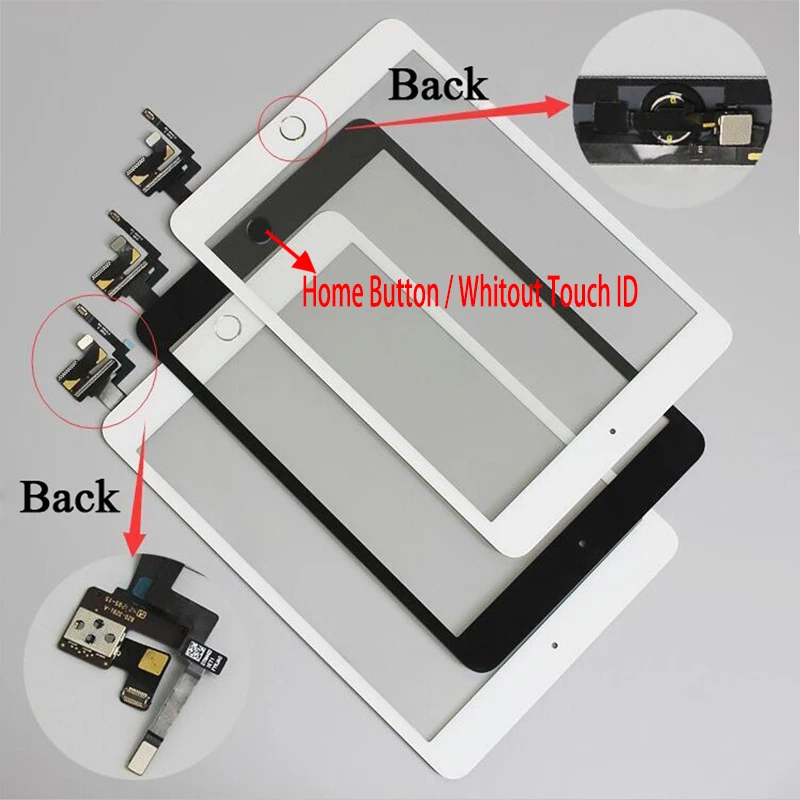 Новый сенсорный экран для iPad Mini 3 A1599 A1600 A1601 7 9 дигитайзер сенсор с IC разъемом части