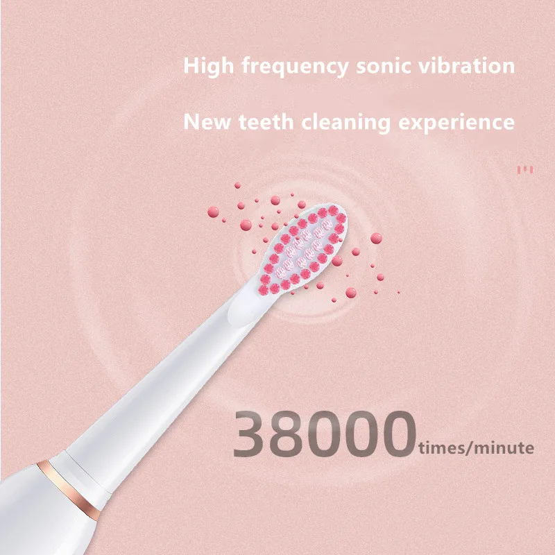 Electric Toothbrush XM-801 Oral B Sonic Waterproof Rechargeable Timer Brush Portable with Case Tooth Brush Sensitive Clean Electric Toothbrush XM-801 Oral B Sonic Waterproof Rechargeable Timer Brush Portable with Case Tooth Brush Sensitive Clean