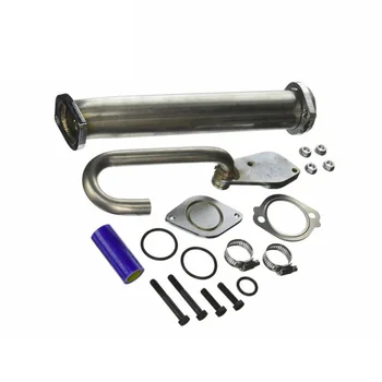 

1Set Car Toolkit EGR Cooler Delete Block Off Plate Gasket For Ford F250 V8 6.0L