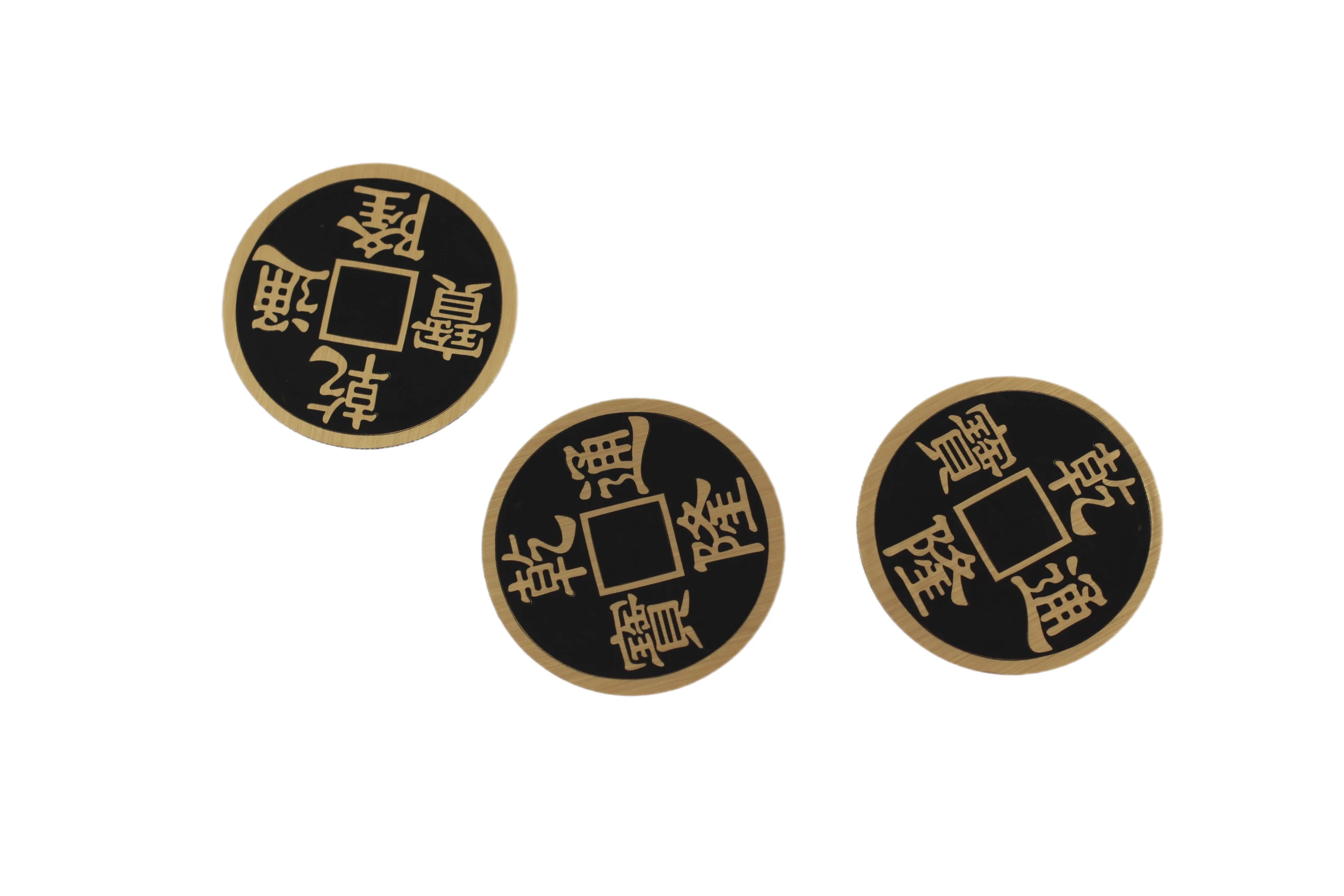 STC 2.0 코인 세트 트리플 칩 코인 세트 클로즈업 매직 트릭 코인 매직 소품 코인 나타나는 배니쉬 더블 페이스 슈퍼 특수  효과-Freehip.co.kr