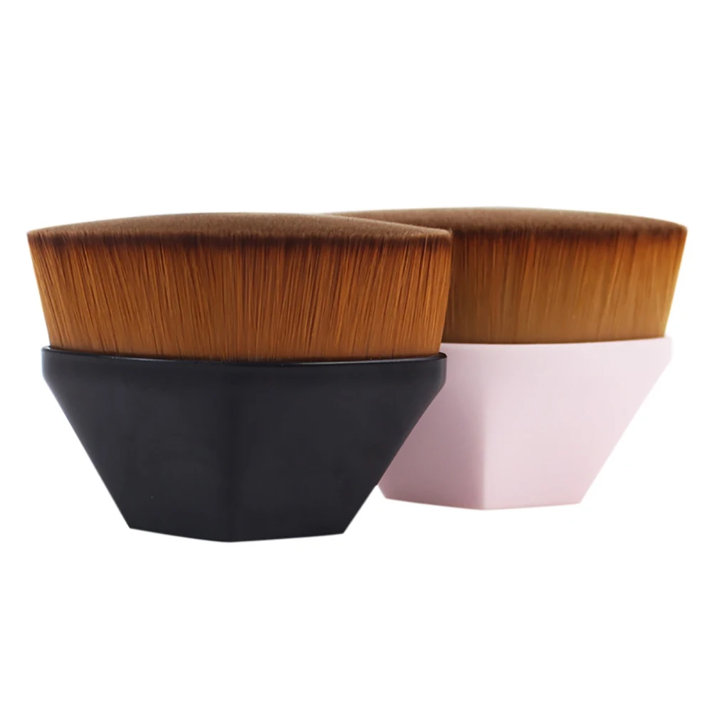 

Single Six Corners Powder Foundation Makeup Brushes Diamond Cosmetic Hexagon No Trace Make Up Brush