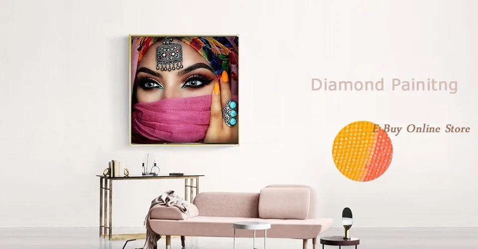 Huacan 5D алмазная картина индийская вышивка крестиком для девочек DIY Алмазная вышивка полная Алмазная мозаика домашний Декор подарок