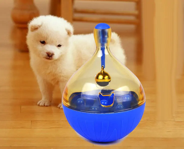 Pet Tumbler устройство подачи шариков для еды, игрушка устойчивая к укусам, Колокольчик для Создания звука, обучающая игрушка для собак, цветная коробка, упаковочная коробка