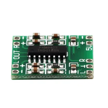 

Green PAM8403 Super Mini Digital Amplifier Board Power Amplifier Board Efficient Hot New 2 * 3W Class D Digital 2.5V to 5V 10W