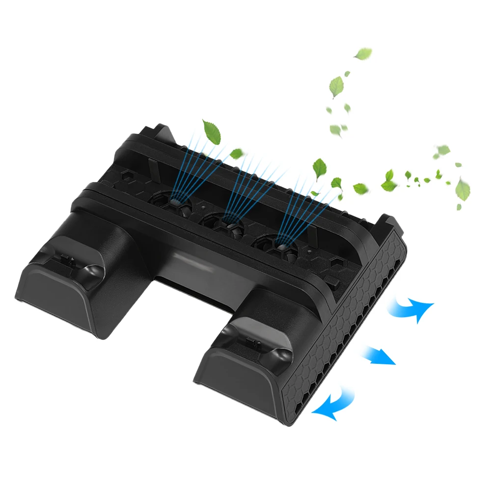 PS4/PS4 Slim/PS4 Pro вертикальная подставка тепловыделение база двойная зарядная док-станция зарядное устройство для геймпада хранения для sony Playstation 4