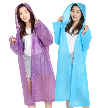 

Non-Disposable Raincoat Hiking Adult Portable Outdoor Fashion Travel Men's Women's Long Waterproof Coat Poncho Service