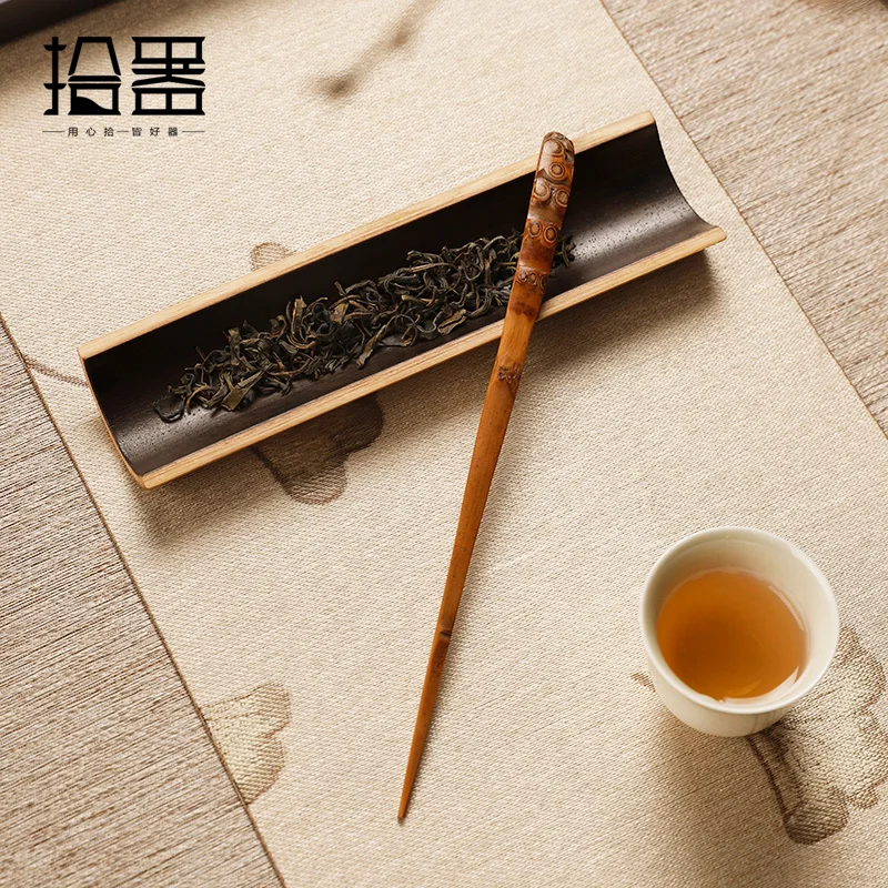 Laozhugen tea needle, tea plucking ceremony, Six Gentlemen Kung Fu set, lotus accessori
