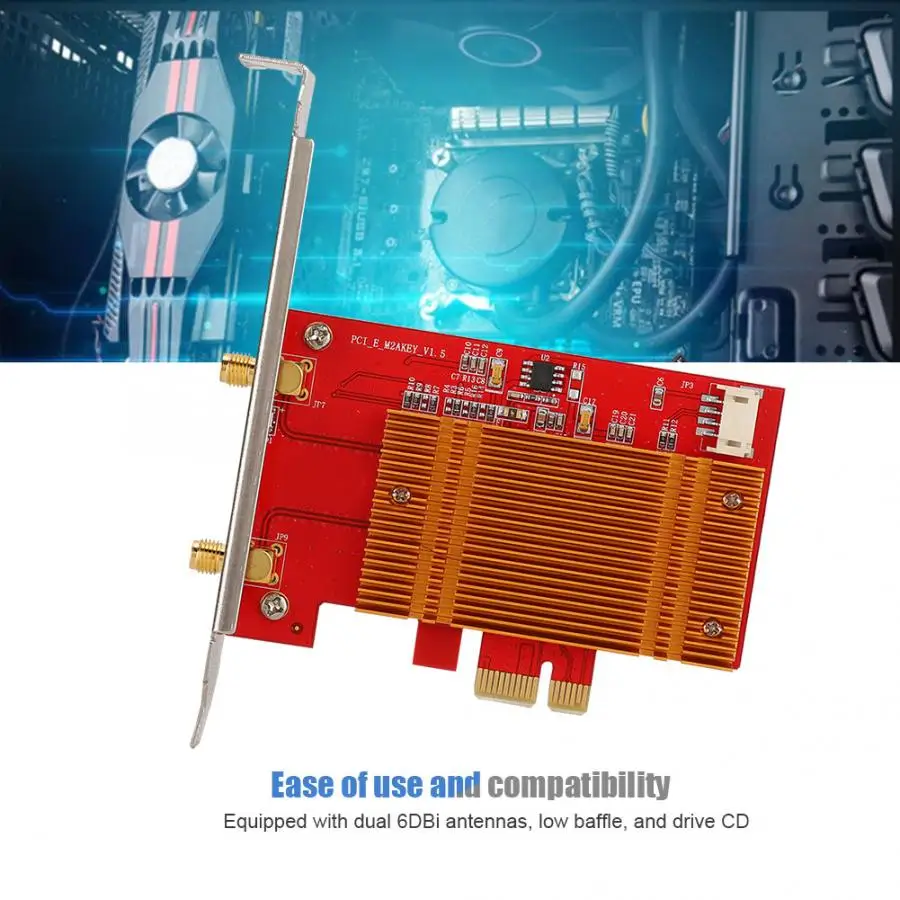 Для Intel 9260AC двухдиапазонный 2.4Ghz-300 Mbps/5Ghz-1730Mbps беспроводная сетевая карта Bluetooth