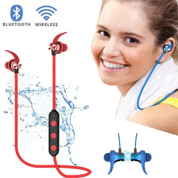 

Bluetooth Earphones Support TF Wireless Earphone Earbuds Magnetic Bluetooth Headset MP3 With MIC headphone Stereo noisereduction