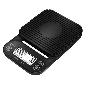

3kg/0.1g Digital Electronic Kitchen Scale High Precision Drip Coffee LCD Timer