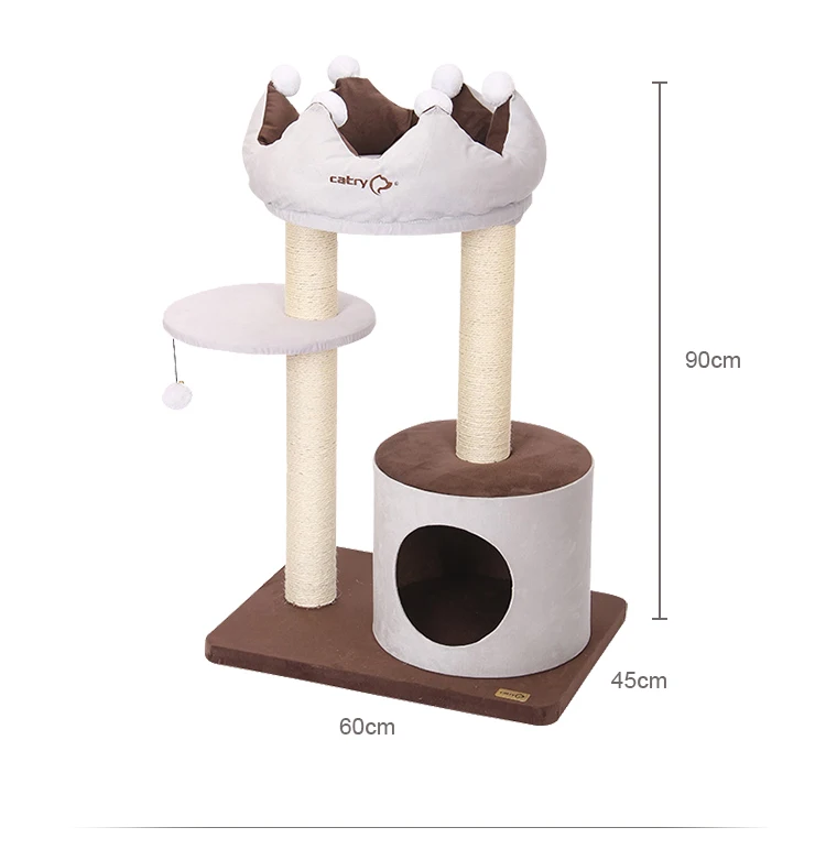 Корона для кошек, скалолазание, размер рамы, сизаль, гнездо для кошек, дерево, кошачья ловля, игрушка для кошек, домик на дереве, товары для кошек, товары для домашних животных