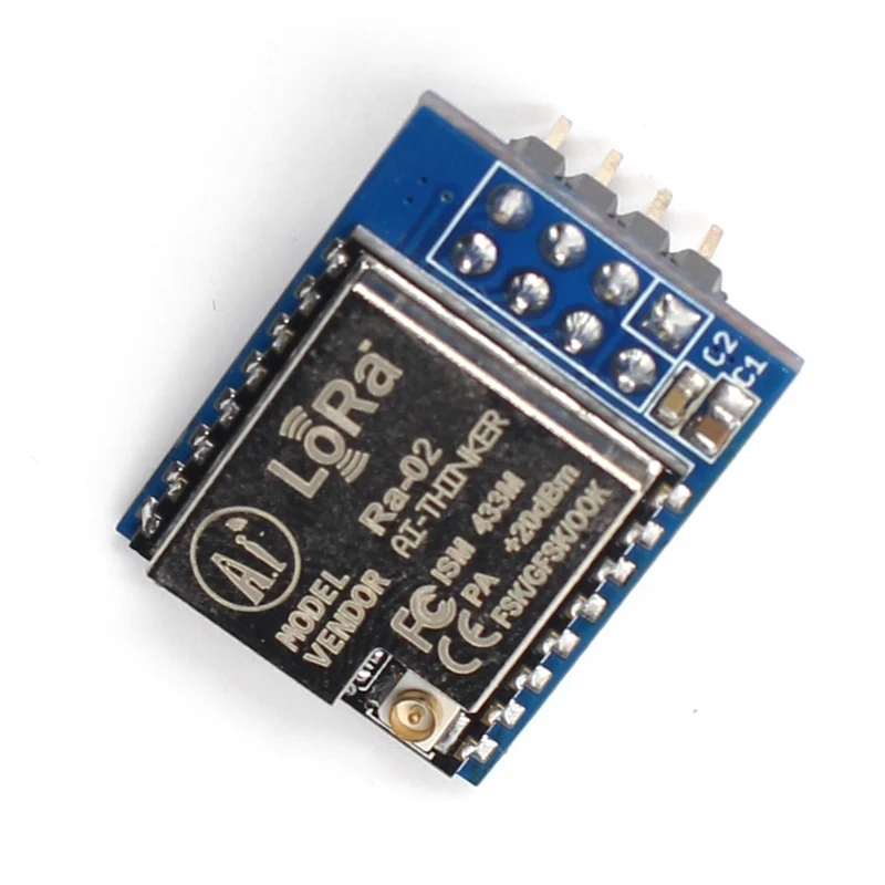 2 шт. беспроводной LoRa 02 модуль 10км Ra-02 433 м модуль передачи спектра SX1278 беспроводной трансивер Электронный DIY комплект