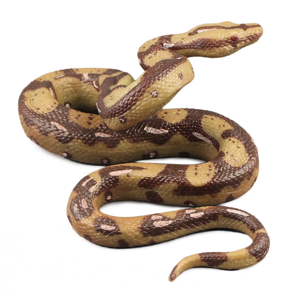 偽オープン口ヘビのおもちゃ怖いビッグpythonおもちゃ庭小道具ジョーク ...