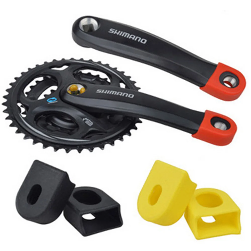 1Pair Silicone Bicycle Crank Arm Boots Protector MTB Bike Crankset Protective Sleeve Cover Bikes Crank Protect For Sram BC0171 (1)