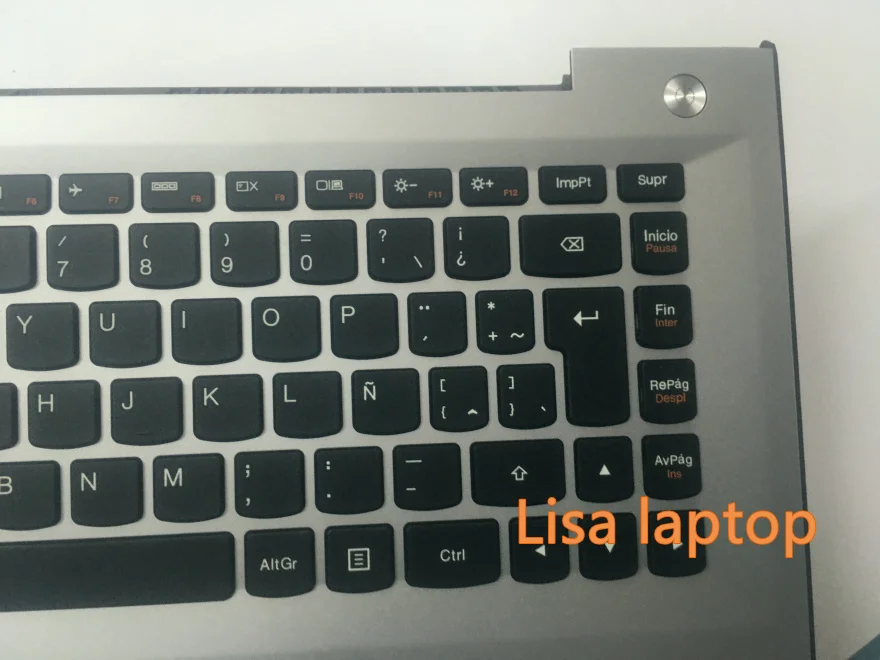 Для lenovo uppercase w s41-70 silver BKL La new 500s-14 300s-14 испанская двуязычная клавиатура