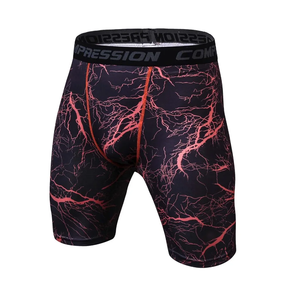 

Men Shorts Fitness Camouflage Mens Shorts Male Muscle Alive Elastic Compression Shorts Tights Mens Workout Trousers