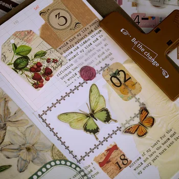 

48PCS/LOT DIY My Daily Life Retro Floral Paper Stickers Pack 105mm*148mm