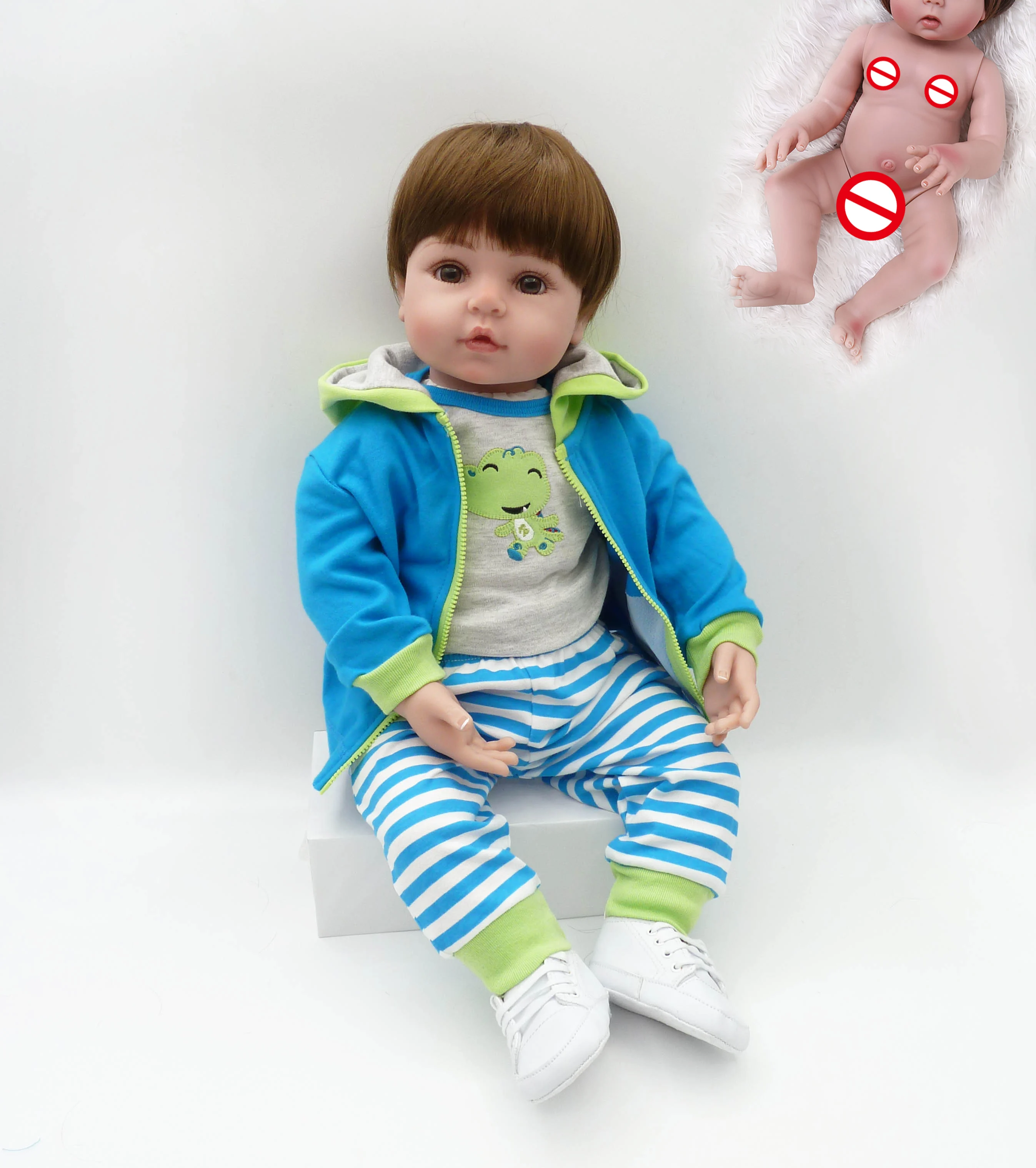 NPK кукла 48 см полный корпус силиконовые куклы reborn baby куклы реалистичные для маленьких девочек bebe reborn мягкие игрушки, куклы для ванной подарок