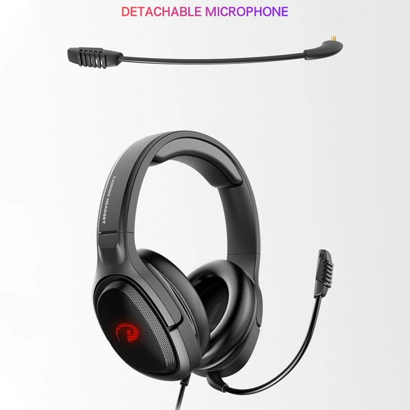 G100 Gaming Headset Surround Stereo Headset with Noise Cancelling Mic and LED Light for PS4 One Laptop Smart Phone