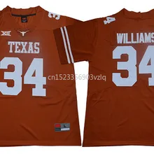 Новое поступление, высокое качество, NCAA Williams#34, Спортивная футболка для колледжа, трикотажные изделия, S-XXXL