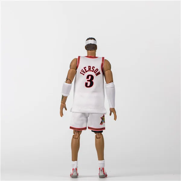 NBA 1/9 Баскетбол Айверсон Белый 3 Мобильный Гараж Комплект модель в коробке Гараж Комплект кукла украшения