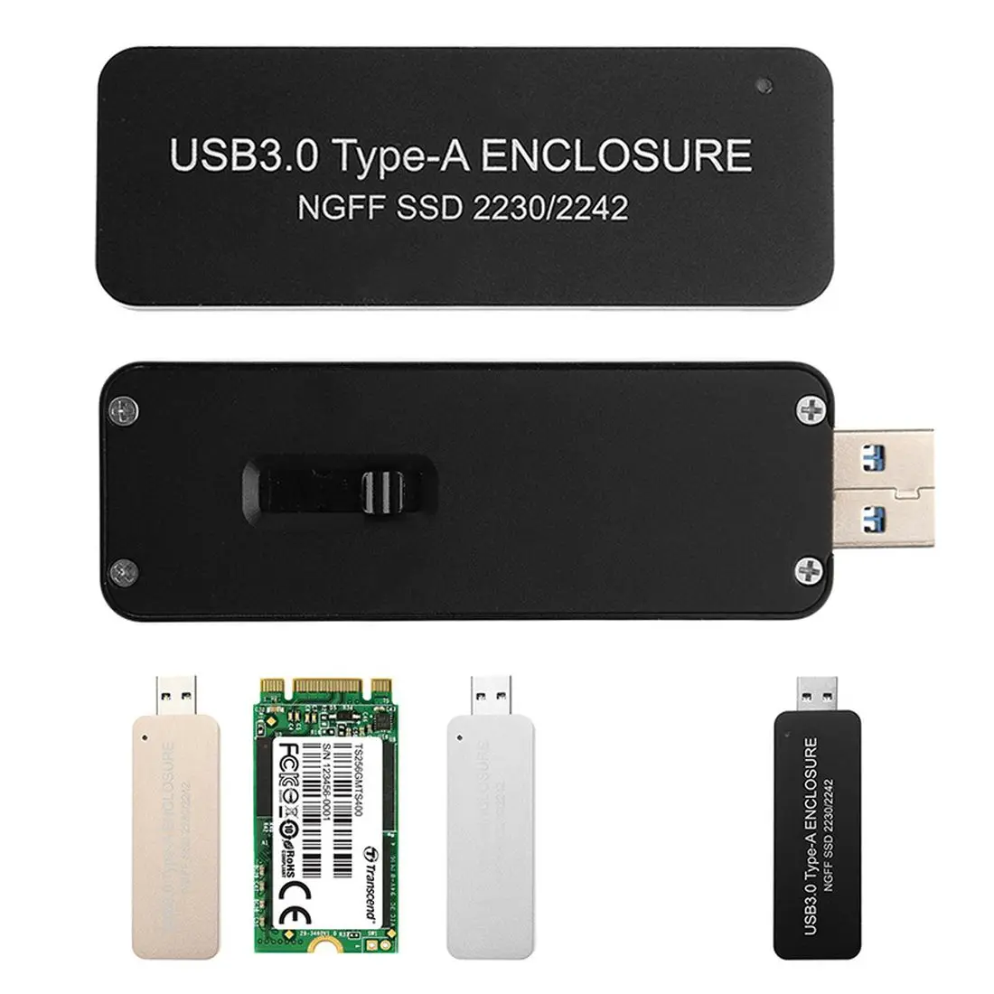 XT-XINTE M2 SATA SSD ̽, USB3.0 A Ÿ-M.2 SSD Ŭ B Ű, NGFF 2230 2242 SATA HDD ָ Ʈ ̺  ڽ