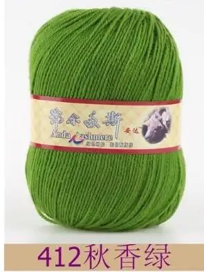 TPRPYN 500 г = 5 шт. пряжа для ручного вязания для свитера, теплая Новая кашемировая пряжа, шерстяная акриловая из смешанного волокна - Цвет: 412 qiu xian lv