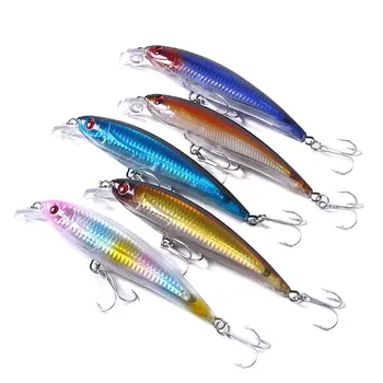 

5Pcs Big Minnow 12cm 42g Game Fishing Lures Saltwater Sea Fishing Lure Wobblers Lure Artificial Plastic Lure Isca Pesca tackle