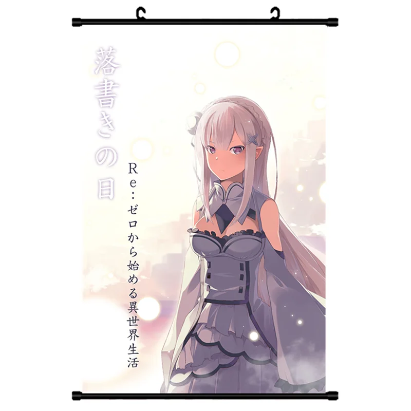 Японское аниме Re Zero kara Hajimeru Isekai Seikatsu Emilia &amp Rem Beatrice домашний декор настенные