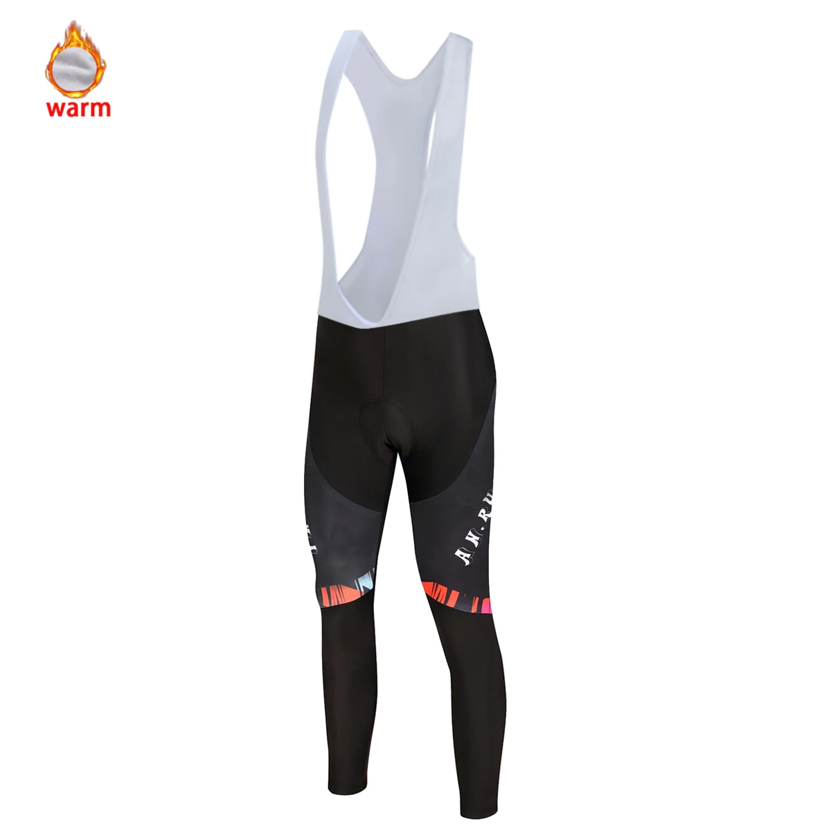 Теплая Флисовая зимняя одежда для велоспорта Мужская футболка с длинными рукавами комплект для велоспорта MTB велосипедная одежда сохраняющая тепло профессиональная командная форма для шоссейного велосипеда - Цвет: bib pant