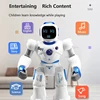 2.4G Remote Control Smart Robot With Recording Can Music Dance Program Touch Control App Control Robots For Kids Gift RC Toy Gif 4