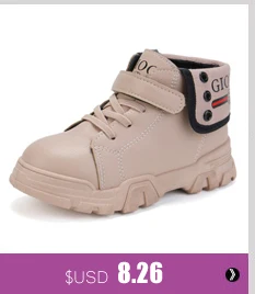 SKOEX Childrens Boots Waterproof Boys Girls Martin Boots Winter Kids Snow Boots Ankle Short Booties Child Fashion Sneakers