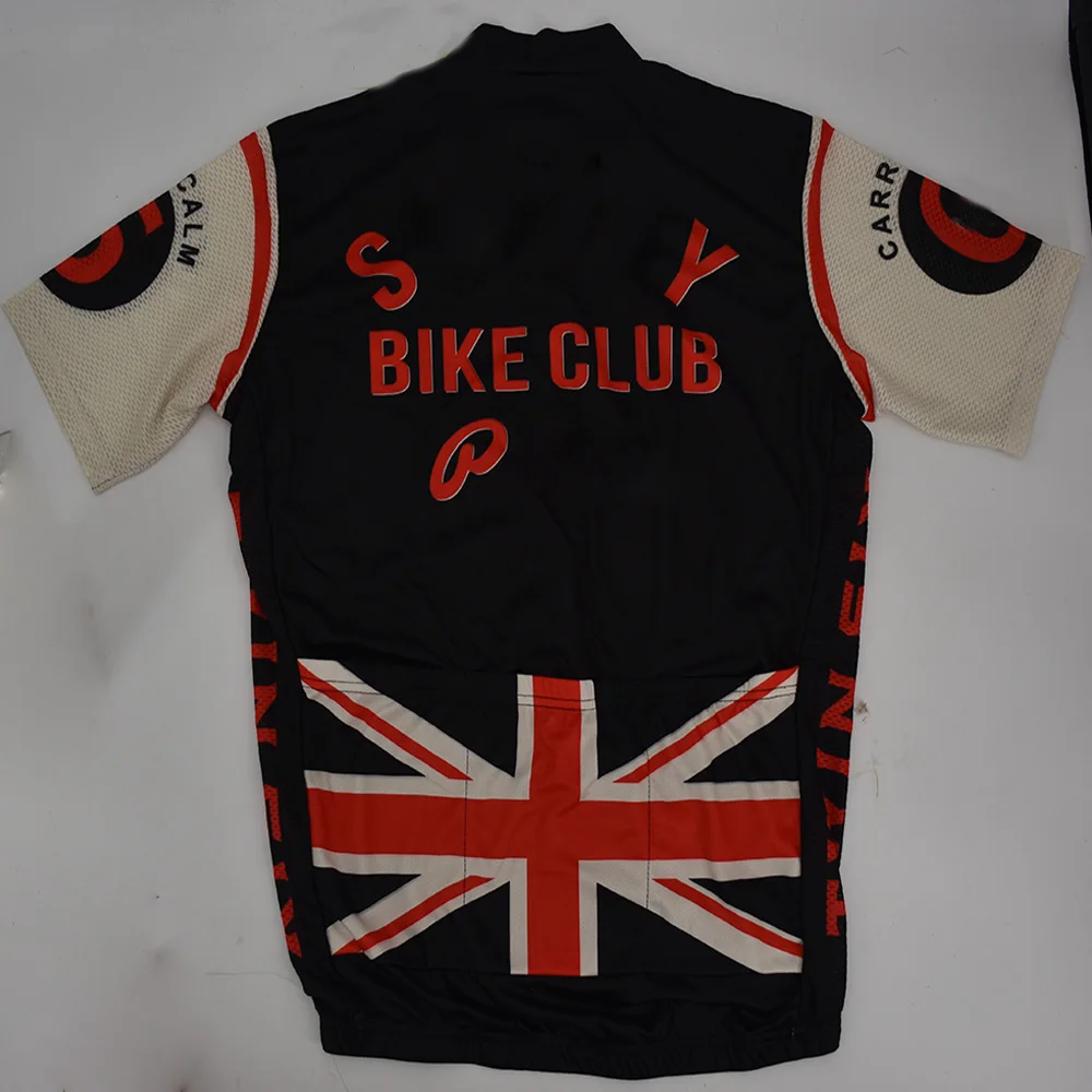 United Kingdom retro cycling jersey summer short sleeve bike wear jersey road cycling top mtb