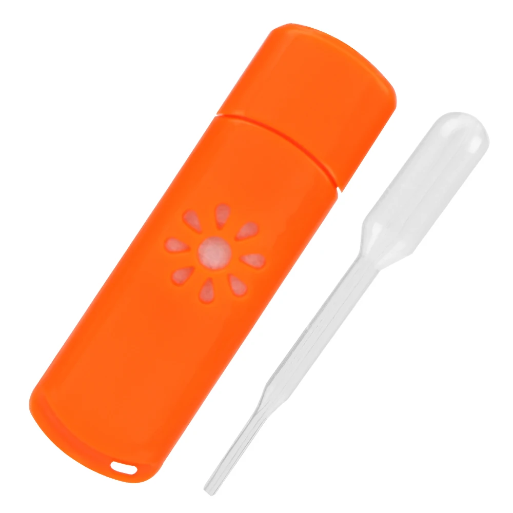 USB светодиодный автомобильный Ароматерапевтический диффузор без эфирного масла интерьерные аксессуары Мини Арома увлажнитель воздуха с ароматизацией освежитель воздуха - Название цвета: Оранжевый