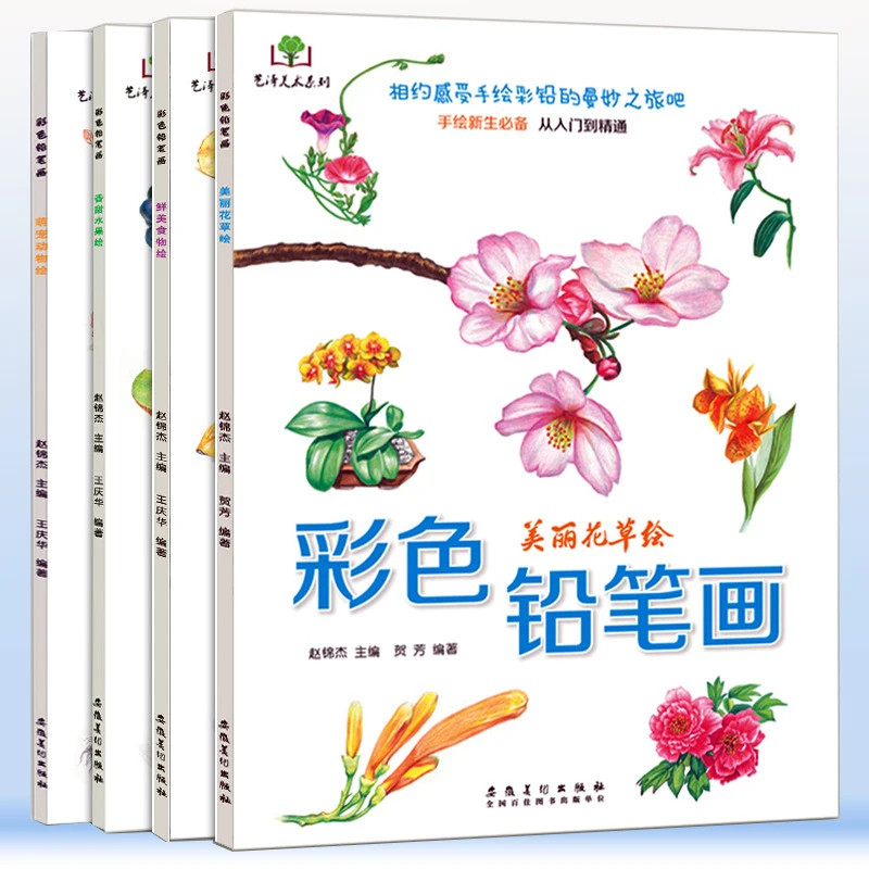 Книга для рисования с цветными карандашами от новичков до профессиональных