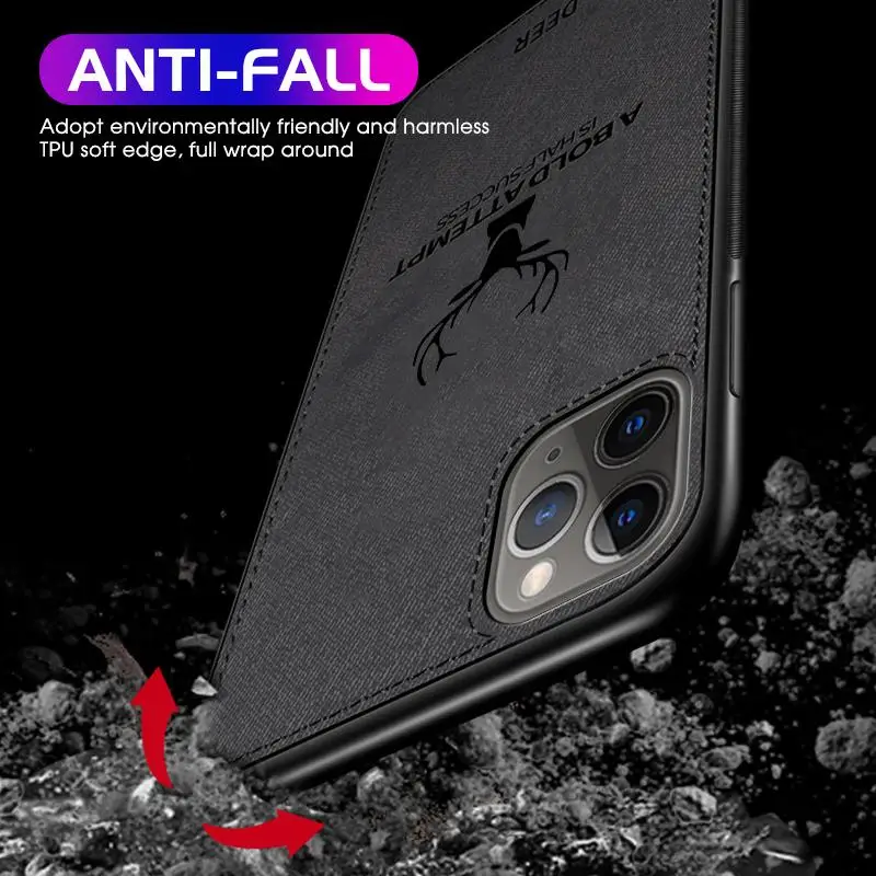 Shockproof Silicone Fabric Phone Case For Iphone Models Durable_voghion.com