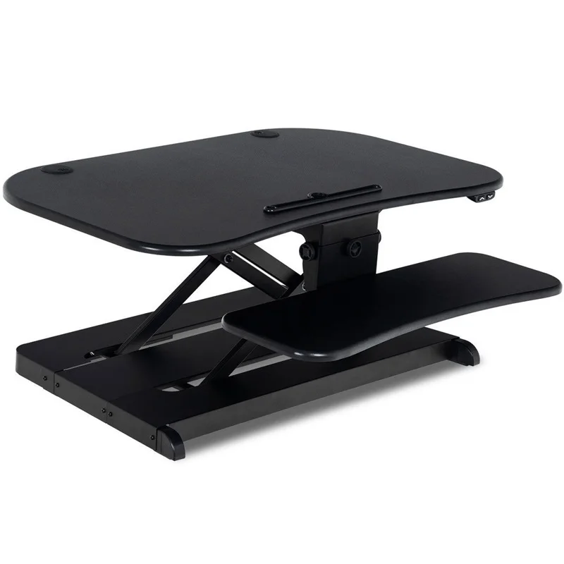  Height Adjustable Stand Riser Electric Standing Desk Ergonomic Sit To Stand and Two Tier Design Fol