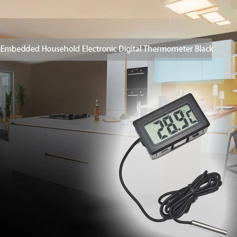 Embedded Electronic Digital Thermometer Fy-10 Digital Electronic Refrigerator Thermometer