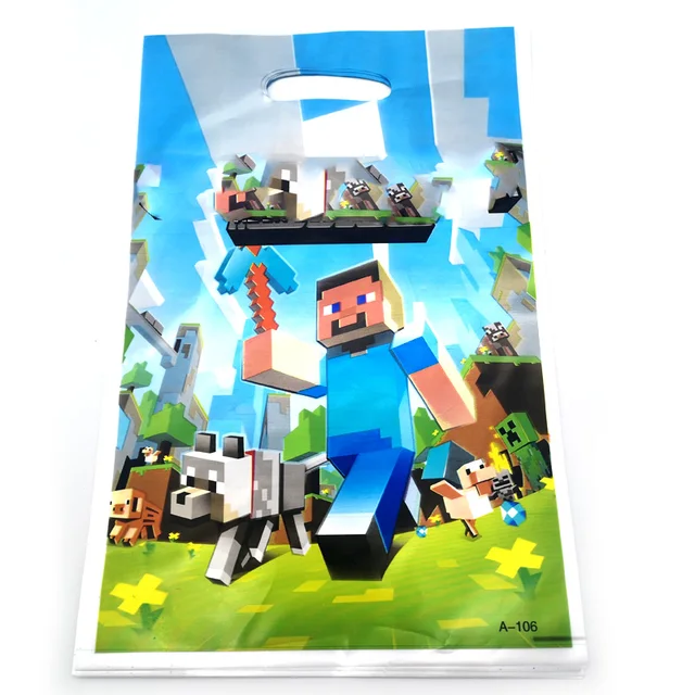 10pcs/lot Mickey Minnie Mouse Star Wars Frozen Toy Story Sofia Princess Winnie Theme Decorate Birthday Party Gifts Loot Bags 7