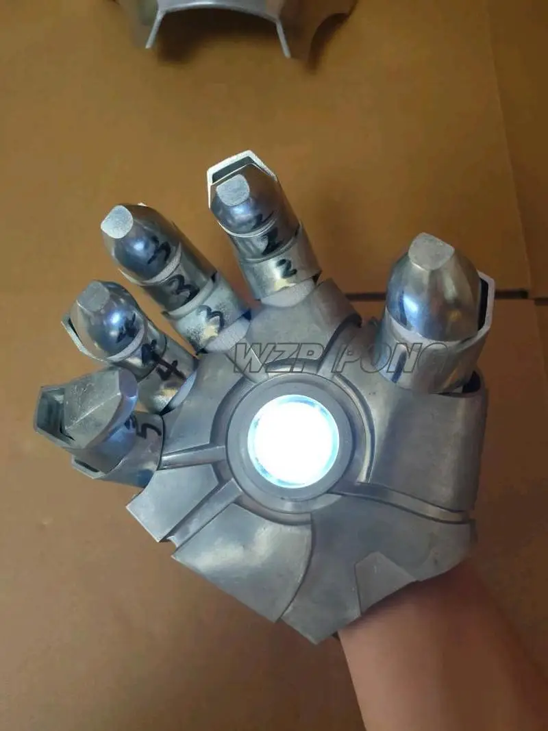 Hasbro мстители супергерой Железный человек MK2 ладонь Металл 1/1 Косплей носимые