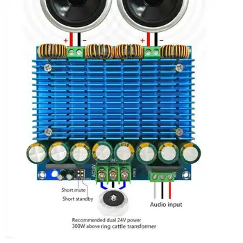 

TDA8954TH Class D High Power Dual-Chaanel Digital Audio 2 * Board 420W Amplifier S8K1
