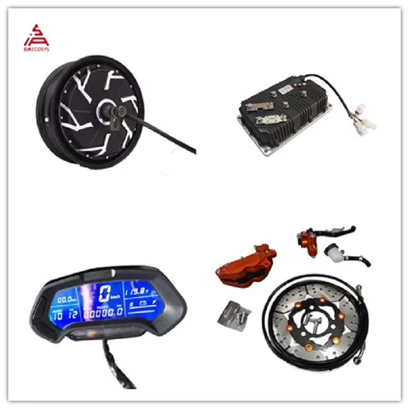 

QS 12inch 12000W 260 70H V4 96V120KPH conversion kits with kelly sine wave controller