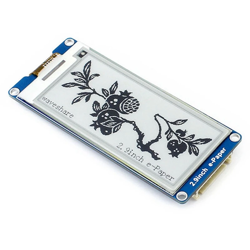 Waveshare Display e-ink da 2.9 pollici aggiornamento locale interfaccia di comunicazione SPI con risoluzione 296X128 per Raspber - immagine 4